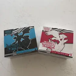 Pokemon Black Bolt and White Flare Elite Trainer Box ETB Set of 2 Factory Sealed - Image 1