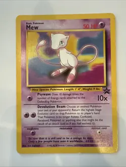 Mew # 8 - Black Star Promo - Pokemon Card Vintage WOTC - Image 1