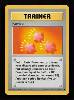 Revive 89/102 Uncommon Base Set Pokemon Lightly Played - Image 1