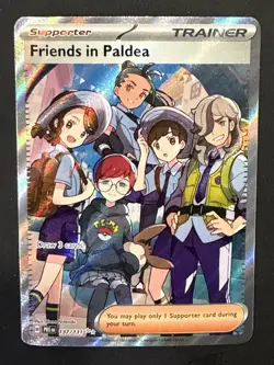 Friends in Paldea Holofoil Ultra Rare SV: Prismatic Evolutions 137/131 NM - Image 1