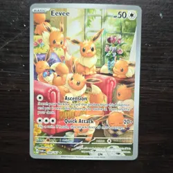 Pokemon TCG Eevee Sv06 Twilight Masquerade 2024 Illustration Rare 188/167 - Image 1