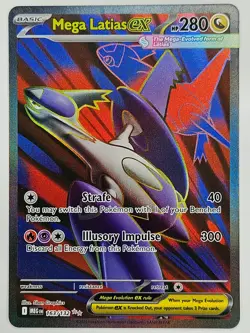 Pokemon TCG - 163/132 Mega Latias ex Mega Evolution Ultra Rare - Image 1
