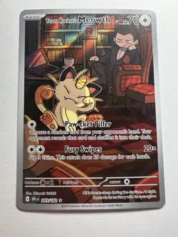 Team Rocket's Meowth - 203/182 | SV10: Destined Rivals (DRI) | 203/182 | Holo... - Image 1
