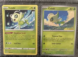 Pokemon TCG Celebi Lot Of 2 Cards From Various Sets Both Near Mint - Image 1