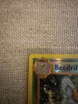 Pokemon Card Beedrill Evolutions Reverse Holo Rare 7/108 Near Mint 2016 Sugimori - Image 3