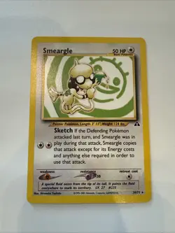 Pokemon Smeargle 30/75 Rare Neo Discovery - Image 1