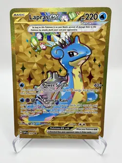 Lapras ex 164 Sv: Scarlet & Violet Promo Cards Holo Pokemon Near Mint - Image 1