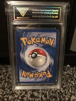 poliwhirl 38/102 base set 4th print pokemon get graded 9 pop 10 psa - Image 2