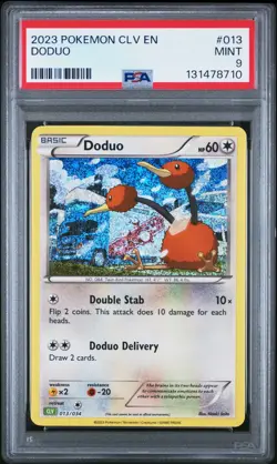 2023 POKEMON CLV-TRADING CARD GAME CLASSIC VENUSAUR & LUGIA EX DECK DODUO PSA 9 - Image 1