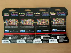 Pokemon Mega Evolution Phantasmal Flames Sleeved Booster Packs - Art Set of 4 - Image 2