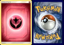 POKEMON Sun & Moon - Cosmic Eclipse NM Common NON-holo Basic FAIRY ENERGY 2019 - Image 1