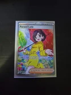 Parasol Lady 238/182 Full Art Trainer - Paradox Rift - Pokemon TCG - NM - Image 1