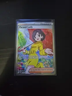 Parasol Lady 238/182 Full Art Trainer - Paradox Rift - Pokemon TCG - NM - Image 3