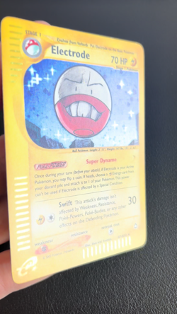 Electrode H7/H32 Holo Rare Aquapolis WOTC Vintage Pokemon TCG - NM - Image 2