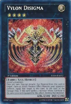 Yugioh - Vylon Disigma - 1st Edition - Secret Rare NM - Free Holographic Card - Image 1