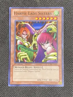 YuGiOh! - Harpie Lady Sisters LCJW-EN085 Common 1st Edition Near Mint - Image 1