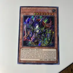 Yu-Gi-Oh! TCG Toon Black Luster Soldier BLCR-EN065 1st Edition Secret Rare NM🔥 - Image 3