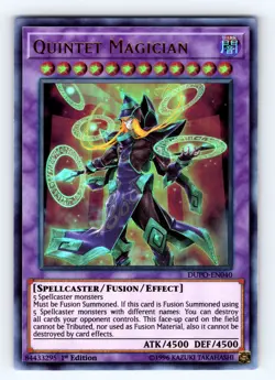 Yugioh Quintet Magician DUPO-EN040 Ultra Rare - NM 💎 - Image 1