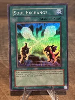 Yu-Gi-Oh Soul Exchange SDY-041 Super Rare Holo Starter Deck Yugi LP - Image 1