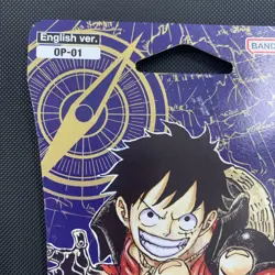 One Piece OP-01 Romance Dawn 1x Blister Paper Sleeve Booster Pack ENG SEALED - Image 2