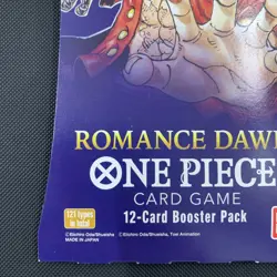 One Piece OP-01 Romance Dawn 1x Blister Paper Sleeve Booster Pack ENG SEALED - Image 4
