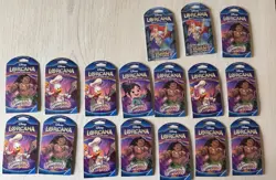 Disney Lorcana 15 Shimmering Skies Booster Pack NEW +2 Packs Of Ursula’s Return - Image 1