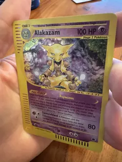 Alakazam Expedition Holo Pokemon Card 2002 E-Reader Set 1/165 - Image 3