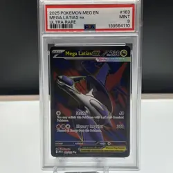 2025 POKEMON MEG EN-MEGA EVOLUTION ULTRA RARE #163 MEGA LATIAS EX PSA 9 - Image 1