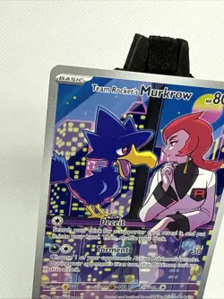 Pokemon TCG Destined Rivals Team Rockets Murkrow Card 200/182 - Image 4