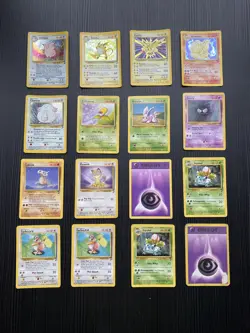 Pokemon TCG - original 130 series rare holos (x5) 3/ 5/13/16/20 (16nr cards) - Image 1