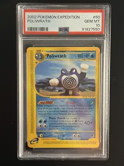PSA 10 - Pokemon Expedition - #60 Poliwrath - GEM MINT - Image 1