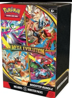 Pokemon TCG Mega Evolution Booster Bundle Brand New & Sealed - 6 Booster Packs! - Image 1