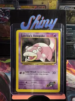 Pokemon TCG Sabrina's Slowpoke Gym Heroes 95/132, Unlimited Common Card - Image 1