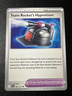 Team Rocket’s Hypnotizer 206/217 Uncommon Regular - Pokemon Ascended Heroes - NM - Image 1
