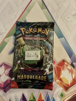 (VERY HEAVY) 22.34g Pokemon TCG Twilight Masquerade Booster Pack (SEALED)✅ - Image 2