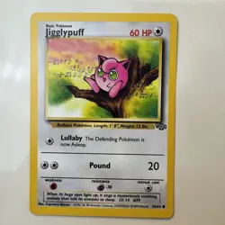 Jigglypuff Pokemon Jungle 54/64 Unlimited LP/NM - Image 1