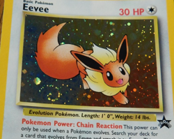 Eevee "Swirl" Holo Pokemon Black Star Promo Card #11 Pokemon League 2001 - Image 5