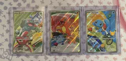 Pokemon TCG First Partner Illustration Collection Series 1 Kanto GEN 1 Starters - Image 1