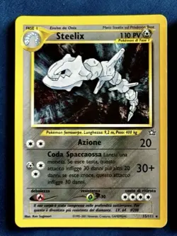 Pokemon Steelix 15/111 Neo Genesis Set Ita Holo No Psa No Bgs - Image 1