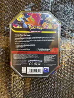 Pokemon TCG Mega Charizard Tin (Mega Charizard X) new sealed - Image 2
