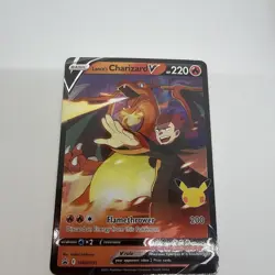 Pokemon TCG Lance's Charizard V SWSH133 Celebrations 25th Black Star Promo NM - Image 2