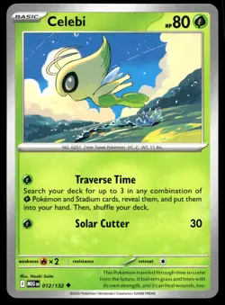 Celebi 012/132 Pokemon ME01: Mega Evolution Non Holo - Image 1