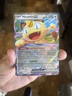 Pokemon TCG Perfect Order Meowth Ex 062/088 Double Rare - Image 1