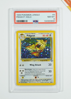 Pokemon PSA 8 Pidgeot #8 Holo Jungle 1999 English - Image 1