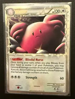 2010 POKEMON HEARTGOLD & SOULSILVER 106/123 BLISSEY-HOLO - Image 1