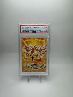 PSA 8 Topps Chrome Moltres #146 Pokemon 2000 T.V Italian - Image 1