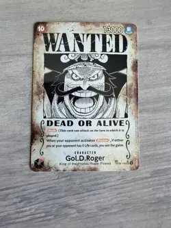 Gol.D.Roger - OP09-118 (SP) (Wanted Poster) - Carrying On His Will (OP13) - Image 1