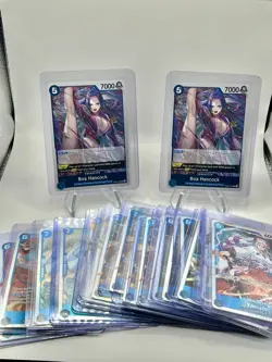One piece 20-card Rare/Super Rare (R/SR) lot ENGLISH - BLUE - Image 1