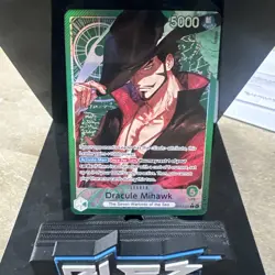 One Piece - OP14 - Dracule Mihawk - ALT ART LEADER SSP ⭐⭐⭐⭐⭐ - Image 1