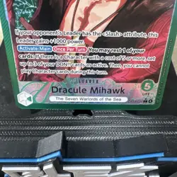 One Piece - OP14 - Dracule Mihawk - ALT ART LEADER SSP ⭐⭐⭐⭐⭐ - Image 3